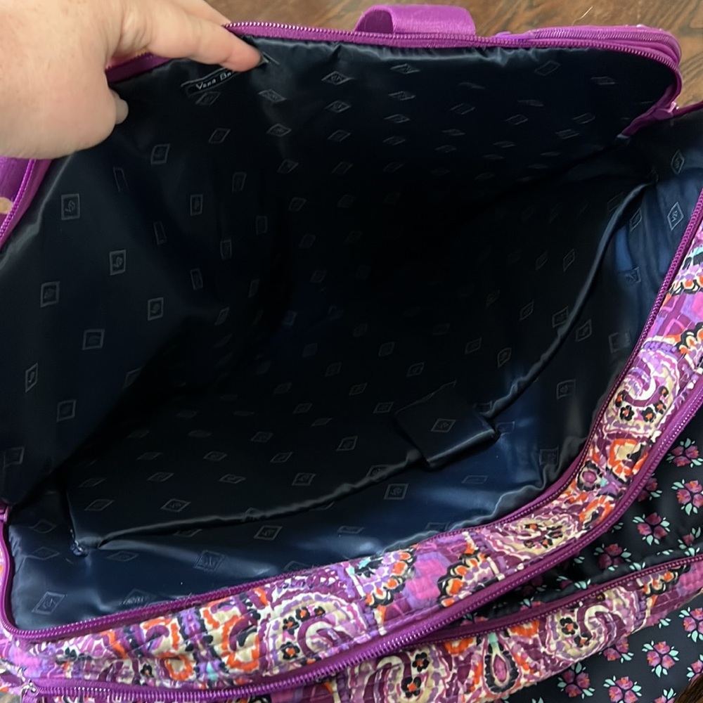 Purple Paisley Women's Bag - Picture 6 of 8